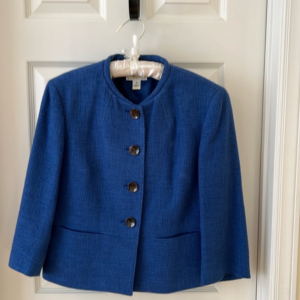 Talbots blue jacket size 10